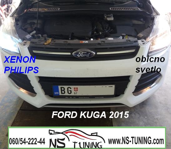 ford kuga xenon svetla h7 sijalica philips ugradnja novi sad